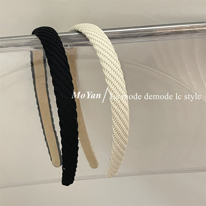 Wholesale Wool twill female temperament headband hair grottoes headdress hairpin