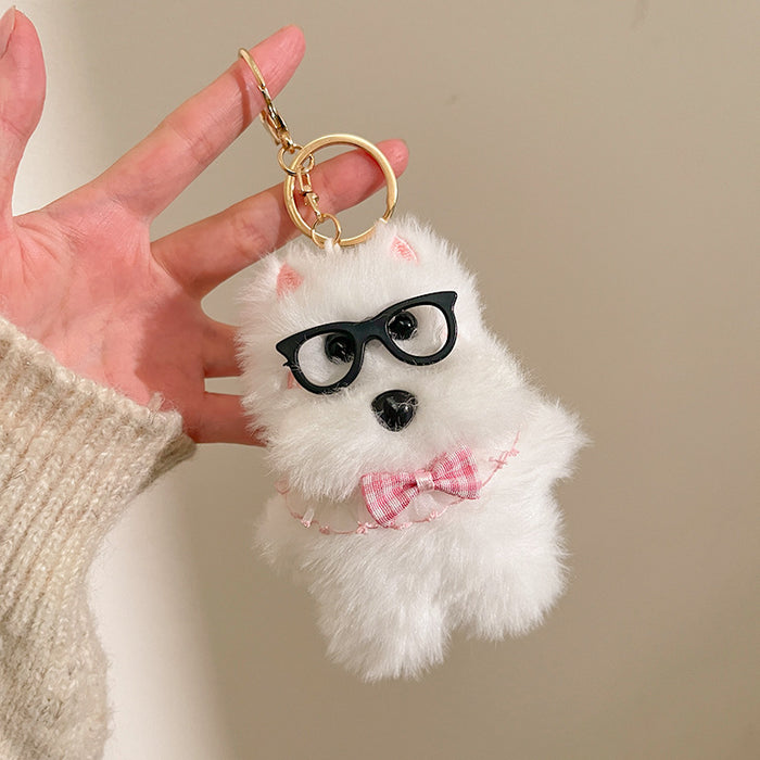 Wholesale Plush, cute, messy puppy bag, hanging accessories, keychains, creative small gifts