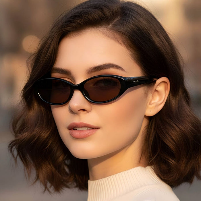 Wholesale Retro Small Frame Sunglasses with Ring Design Fashion Accessory for Boutique Resale