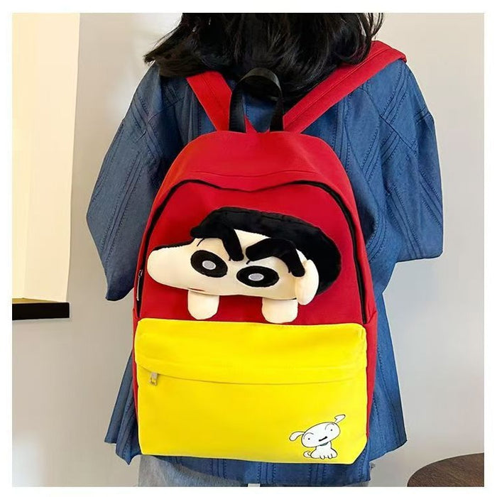 Wholesale Backpack Summer Cartoon Cute Fashion Canvas Casual Backpack Student Schoolbag