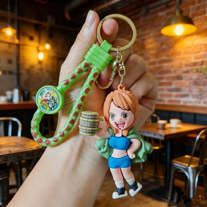 Wholesale Cute silicone cartoon keychain