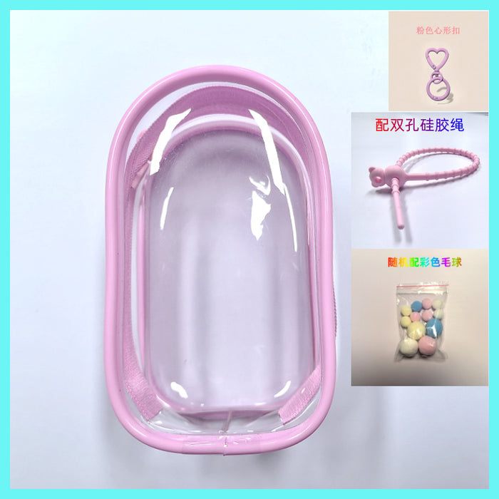 Wholesale Highly transparent vinyl plush pendant