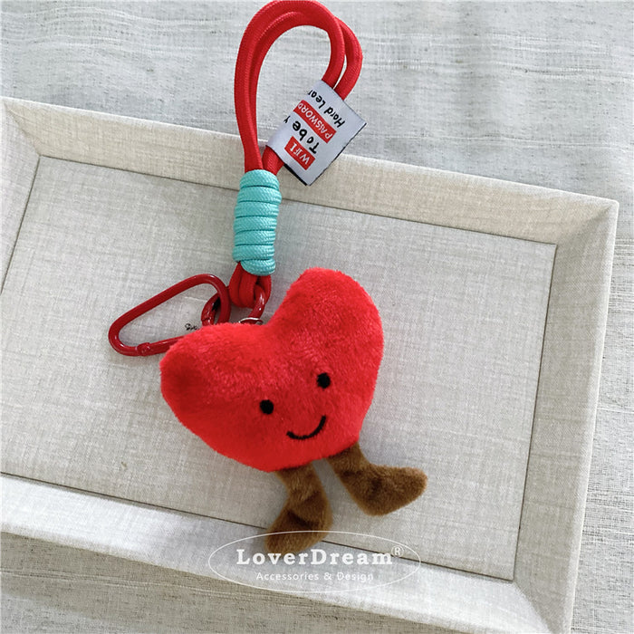 Wholesale  Cartoon Love Five-pointed Star Mounted Chain Keychain