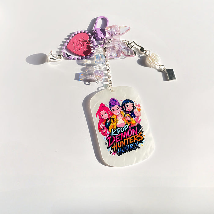 Wholesale KPOP Witcher Girls Keychain Pendant Jewelry Charm