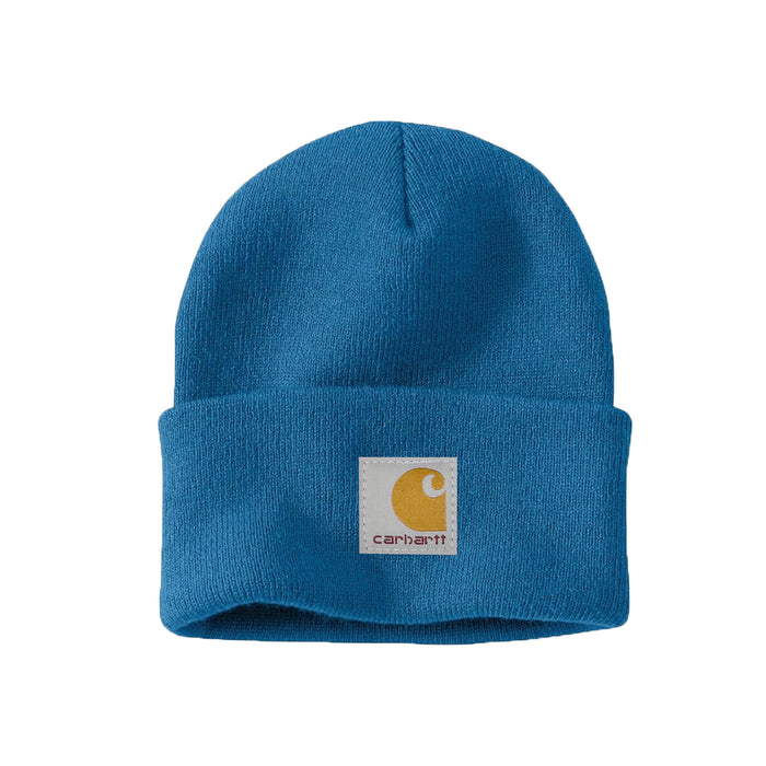 Wholesale Solid color knitted beanie hat with folded brim winter hat