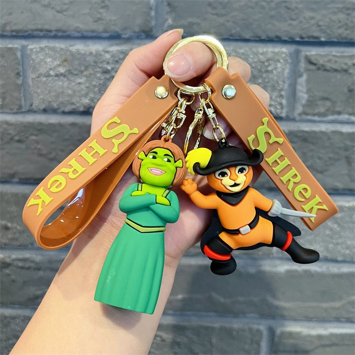 Wholesale Creative Cartoon PVC Soft Keychains JDC-KC-JinB011