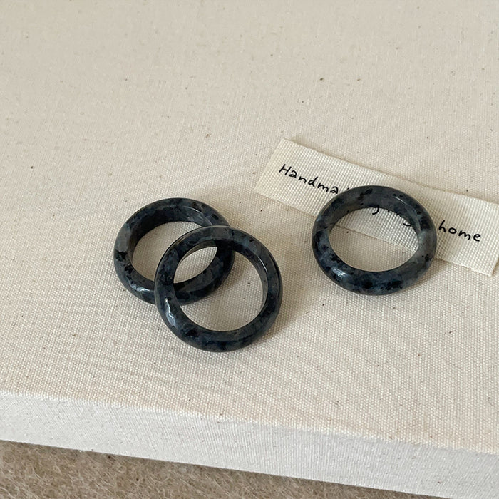 Wholesale Natural stone ring, niche personality, simple and versatile temperament, ring ring, ring