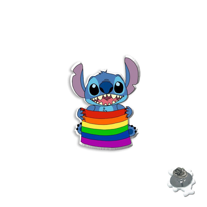 Wholesale Cartoon LGBT Rainbow Resin Brooch JDC-BCH-XiangL004 JDC-BCH-XiangL004