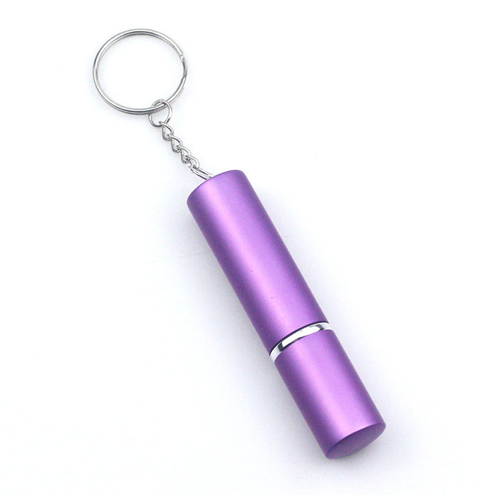 Wholesale Boutique Portable 5Ml Perfume Atomizer Spray Bottle Purple Electroplated Metal Travel Container Party Accessory