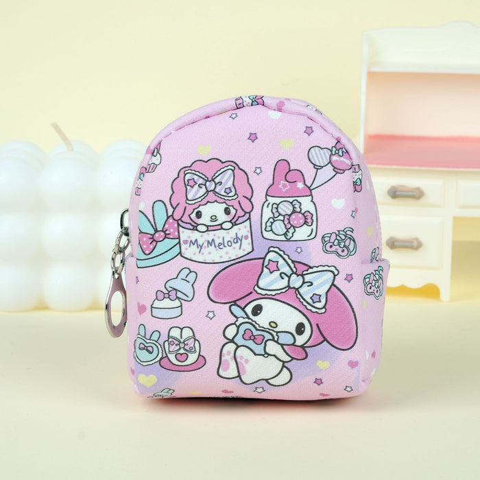 Wholesale Girly Waterproof Leather Coin Purse Student Portable Mini Key Case Cartoon Cute Coin Bag