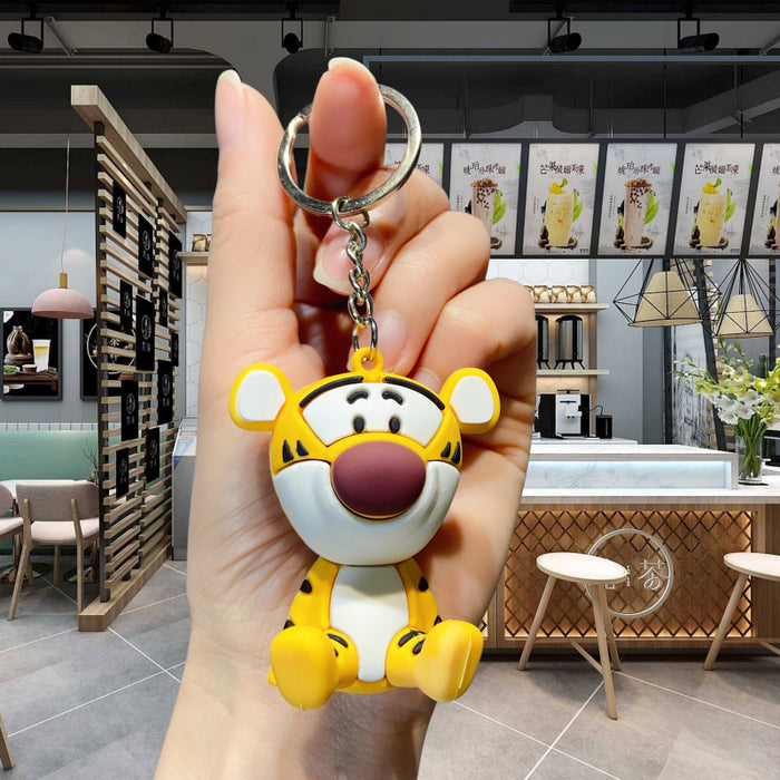 Wholesale PVC Cartoon Doll Keychain JDC-KC-YiD030