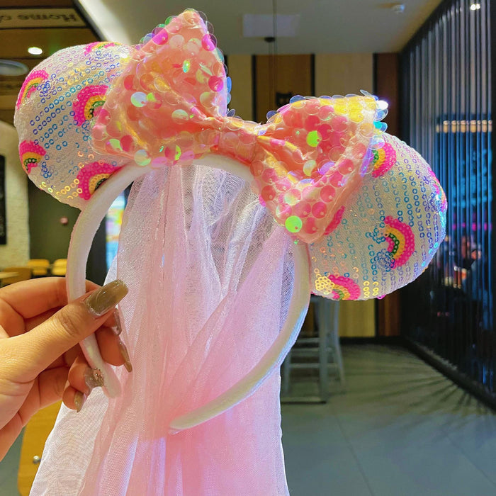 Wholesale hair accessories face wash cute funny mermaid cartoon headband headdress