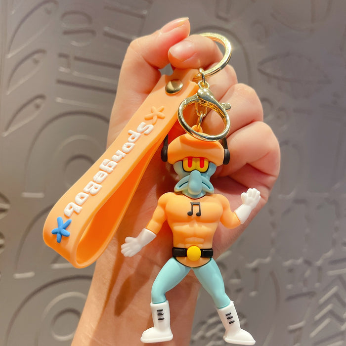 Wholesale Silicone Cute Cartoon Keychain JDC-KC-Chaow006