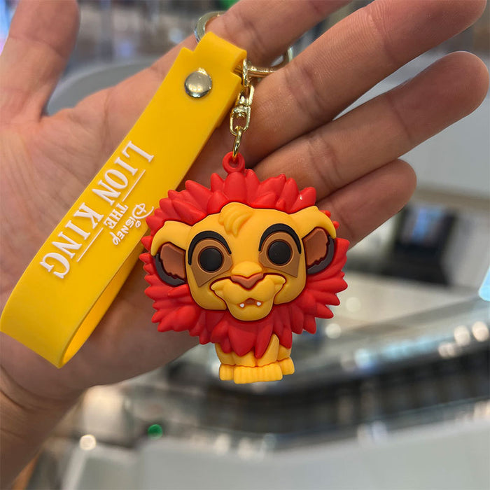 Wholesale Cute Lion King Cartoon PVC Keychains JDC-KC-MiaoY067