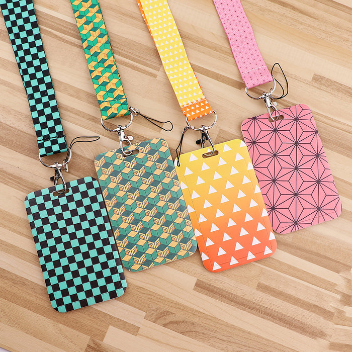 Wholesale 10 pcs Cartoon lanyard anti-loss hard shell keychain