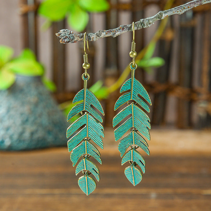 Wholesale Vintage Geometric Tassel Earrings Zinc Alloy Jewelry Accessory MOQ≥2