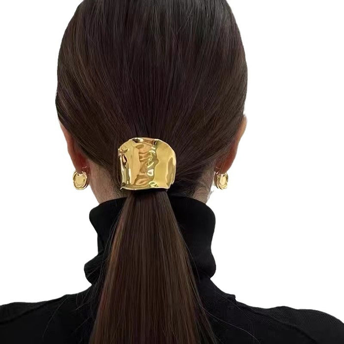 Wholesale Hairpin Headwear Bright Metallic Back Head Clip High-grade Women
