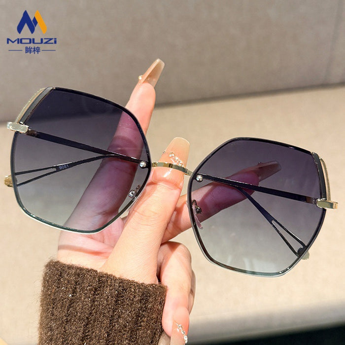 Wholesale Sunglasses, fashionable and casual frameless sunglasses, high-end and UV resistant sunglasses