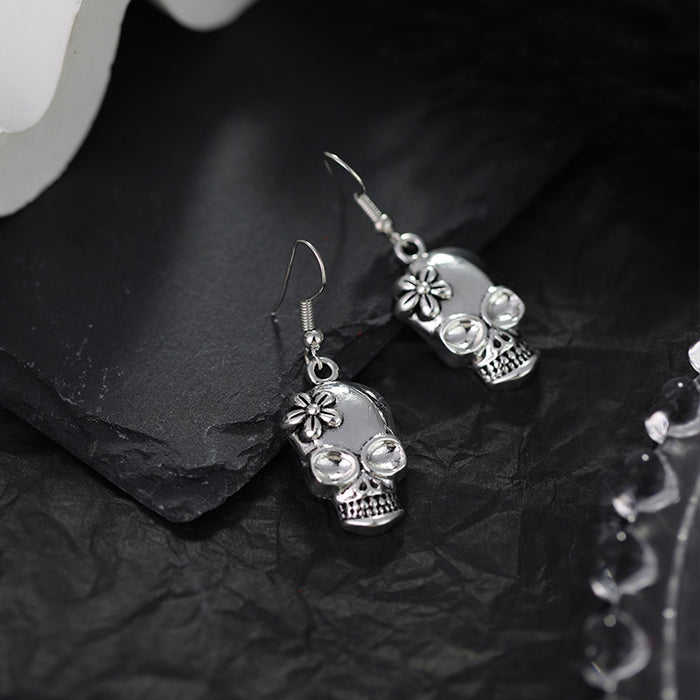 Wholesale Halloween Skull Earrings JDC-ES-Oulu008