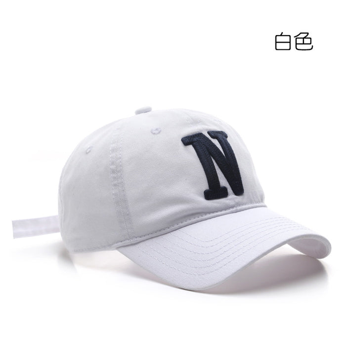 Wholesale Vintage Letter N Embroidered Cotton Fashionhat Baseball Cap JDC-FH-TuL006