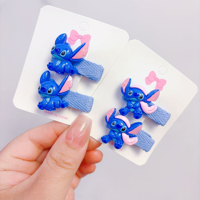 Wholesale hair accessories baby pair clip cloth small hairpin bangs accessories