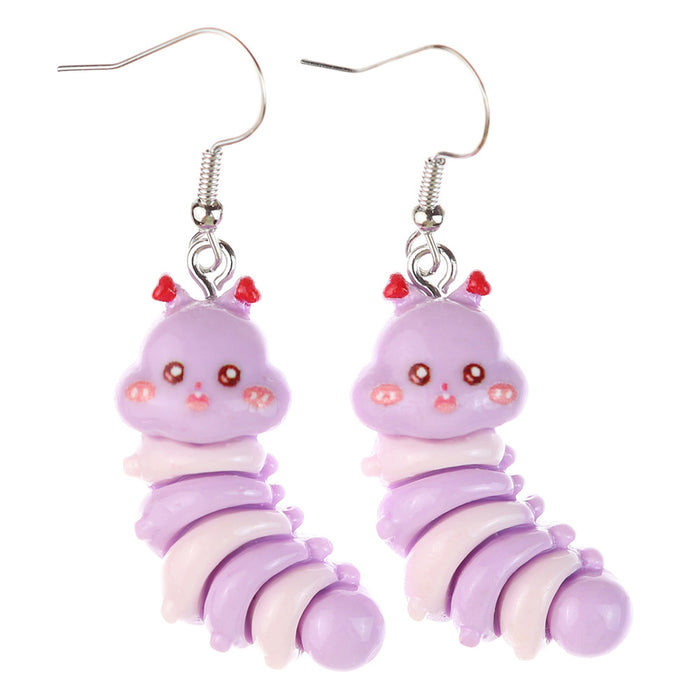 Wholesale Cartoon Animal Resin Earrings JDC-ES-niqing022