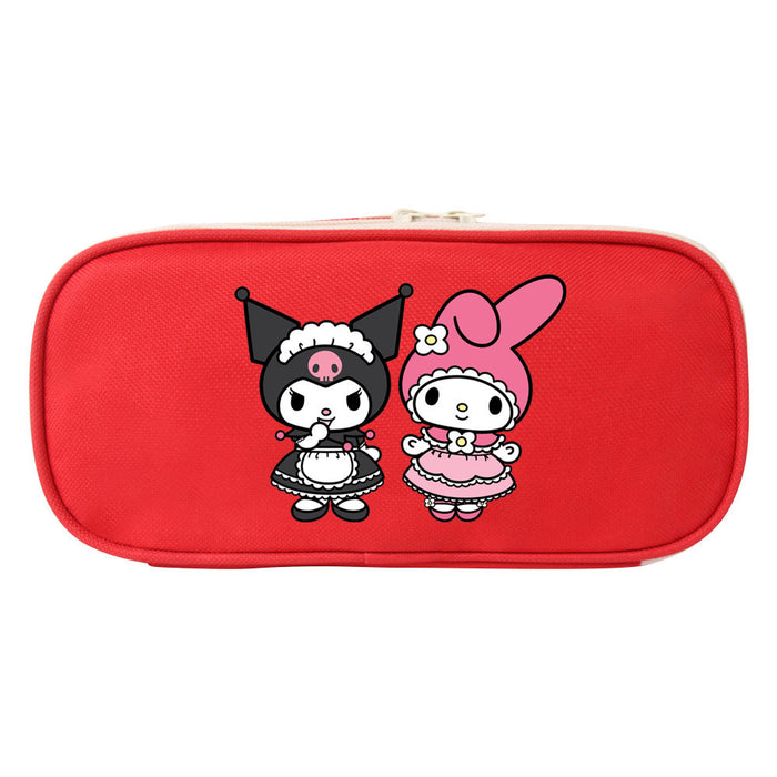 Wholesale Pencil Bag Student Cute Printed Canvas Stationery Bag JDC-PB-JR001