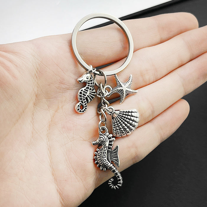 Wholesale Marine Animal Zinc Alloy Keychain JDC-KC-LuNeng016