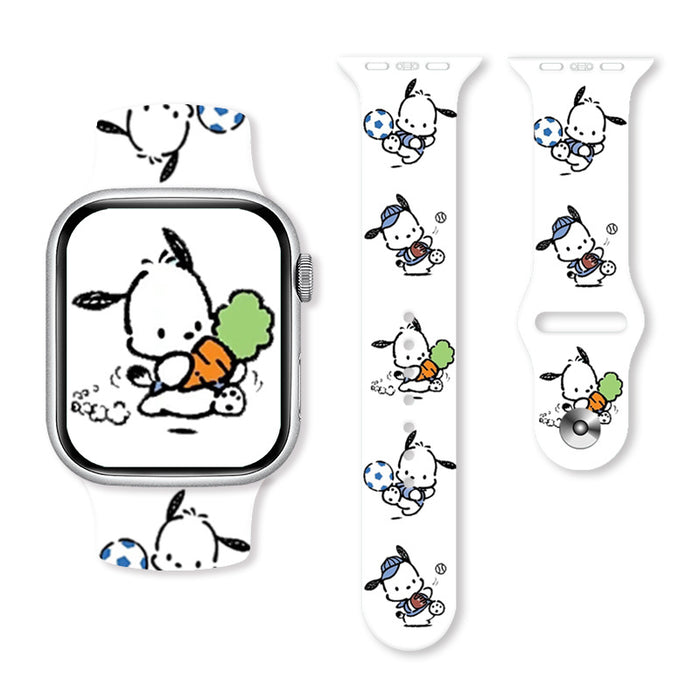 Wholesale Cartoon Silicone Strap Suitable for Apple Watch Strap (S) JDC-WD-NuoQi002