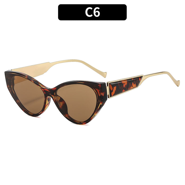 Wholesale Retro Cat Eye Ring Shape Sunglasses UV400 Protection Trendy Accessory