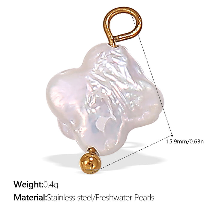 Wholesale Pendant Marine Series Small Fish Starfish Pearl Stainless Steel