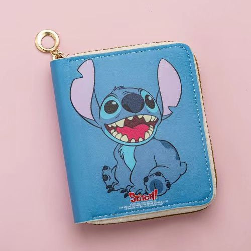Wholesale Wallet Short Zipper Student Cartoon  Wallet Coin Purse Card Holder
