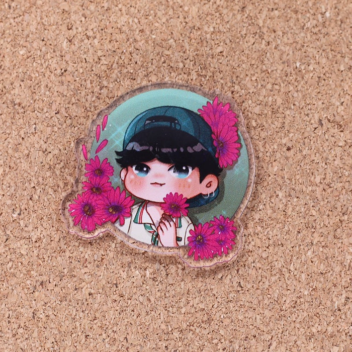 Wholesale Cartoon Acrylic Brooch JDC-BC-HanTian002