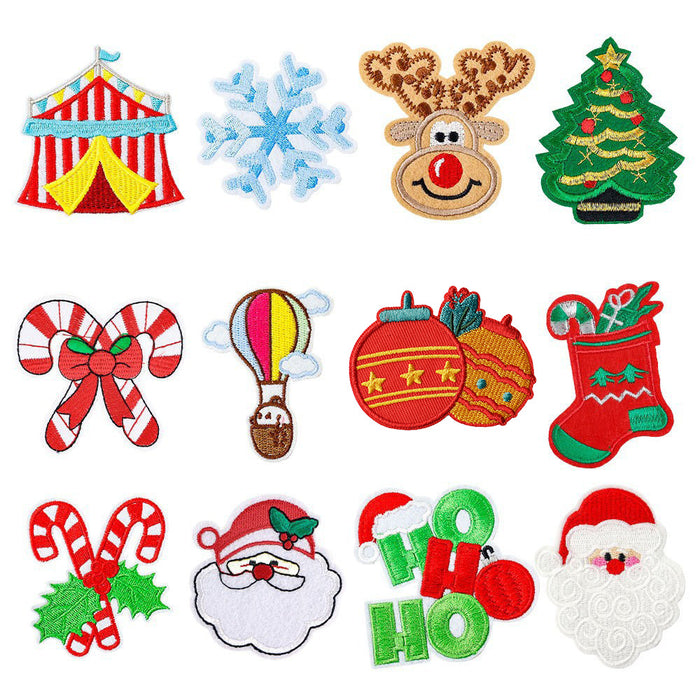 Wholesale Christmas Cloth Patch DIY Patches