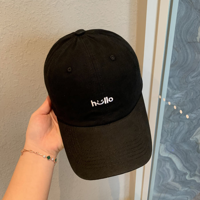 Wholesale Embroidered cute baseball cap, travel duckbill cap
