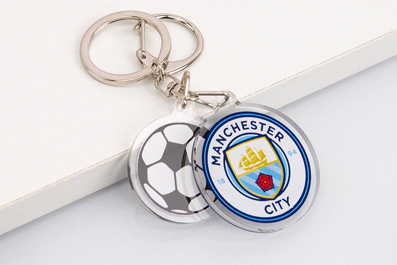 Wholesale Acrylic Keychain with Badge Fashion Accessory for Fans
