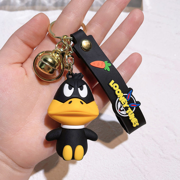 Wholesale Cartoon Doll Silicone Keychain JDC-KC-QiChao003