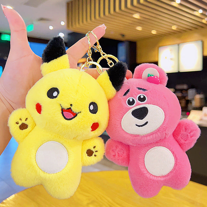 Wholesale Plush Cartoon Doll Keychain JDC-KC-YDao100