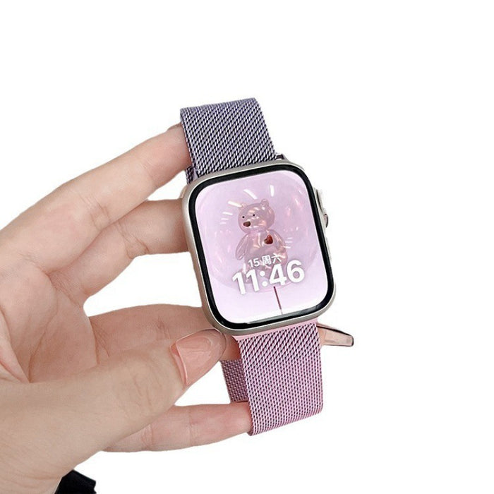 Wholesale iwatch watch strap apple watch metal gradient magnetic