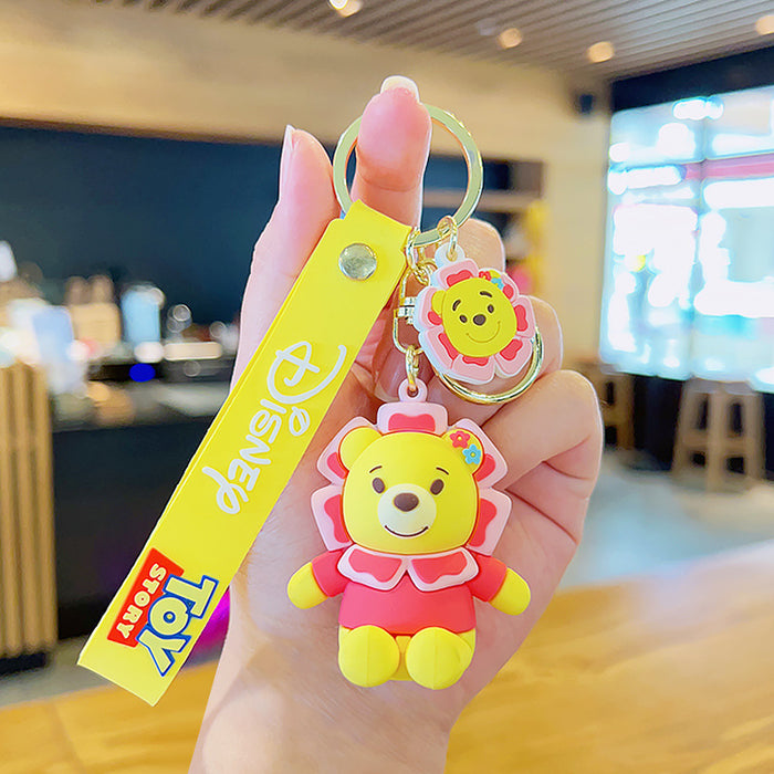 Caricatura al por mayor Epoxy Bear Keychain JDC-KC-KUM019