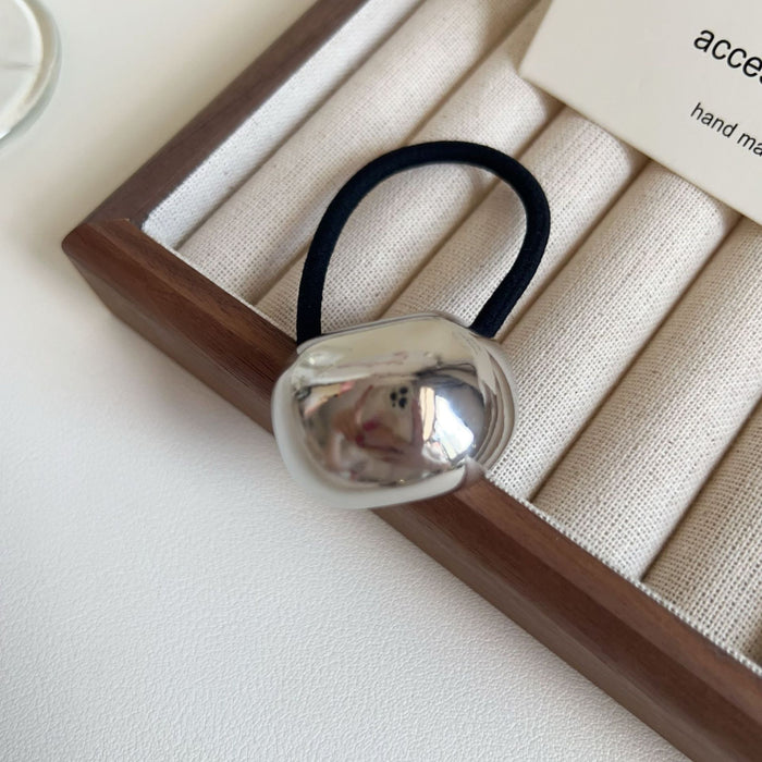 Wholesale Metal Cross Golden Head Rope Ball Head Rubber Hair Ring Hair Rope