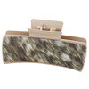 Wholesale stone pattern large square Hair Clip