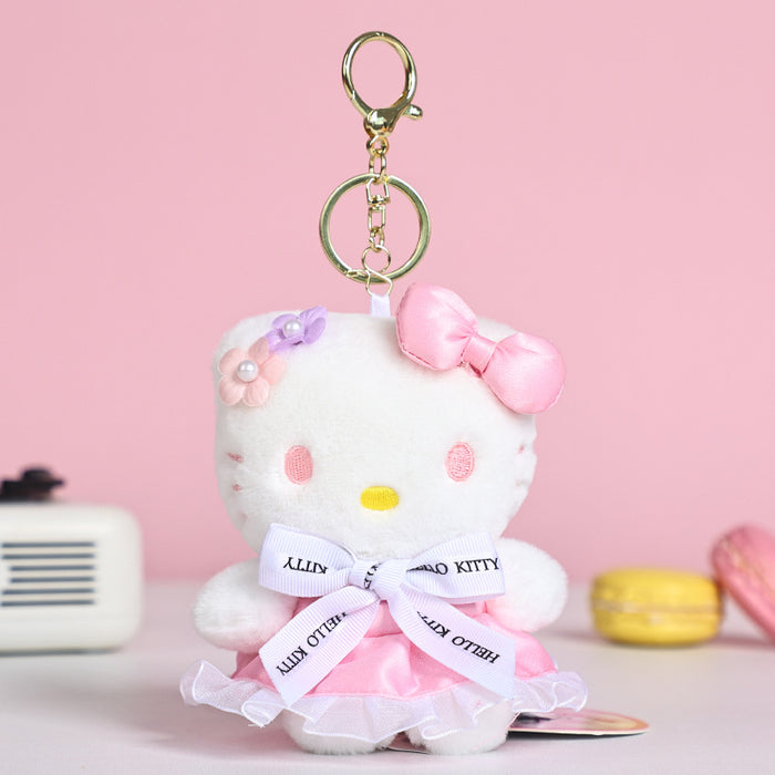 Wholesale Cute cat cartoon keychain pendant  doll schoolbag ornaments