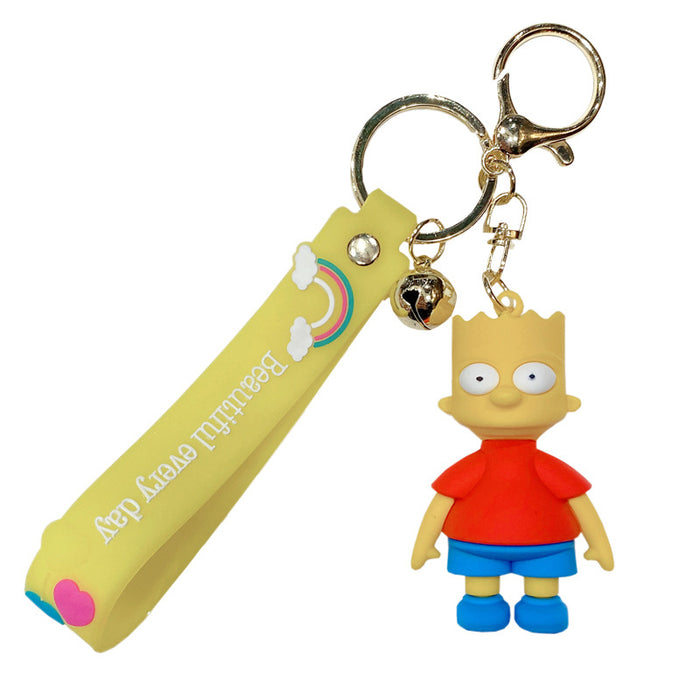 Wholesale Cartoon pvc Keychain Creative Car Keychain Cute Keychain