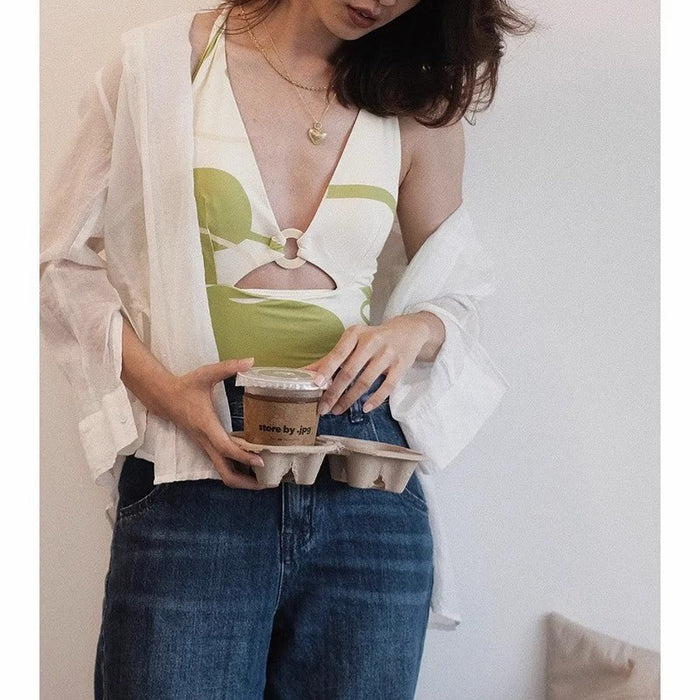 Wholesale New one-piece suspender style sexy swimsuit