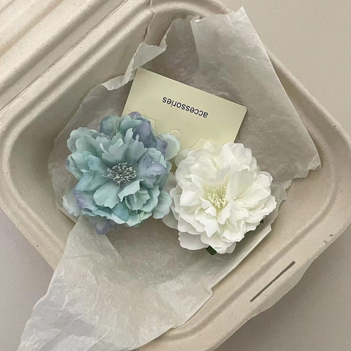 Wholesale Simulated flower hair clip, bangs clip, flower side clip, broken hair clip, duckbill clip, hair clip