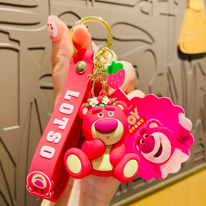 Wholesale Cartoon Cute Silicone Keychains (F) JDC-KC-SCheng056