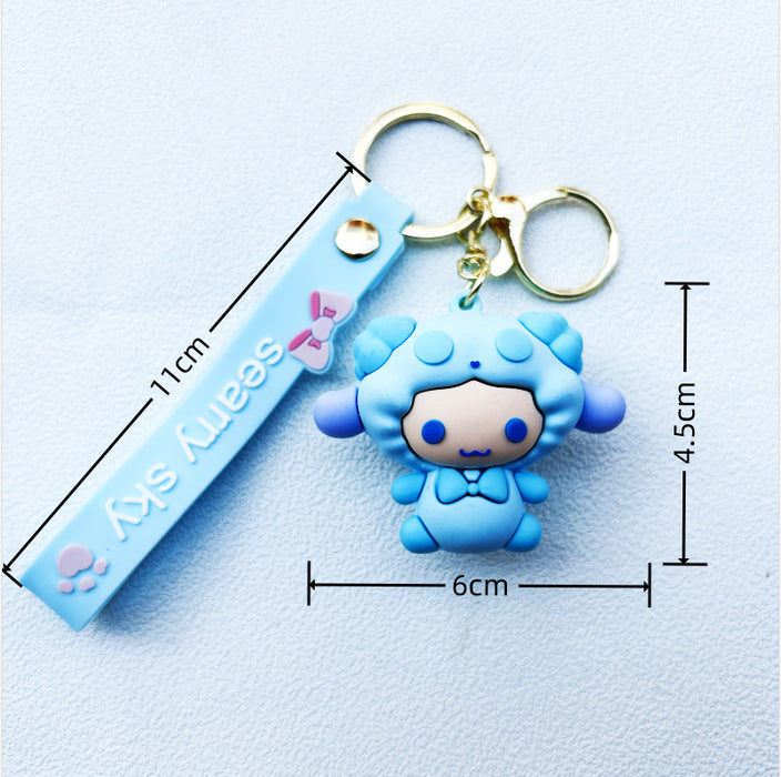 Wholesale PVC Cartoon Doll Keychain JDC-KC-ChuC053