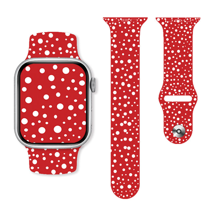 Wholesale Printed Silicone Watch Strap JDC-WD-NuoQi019