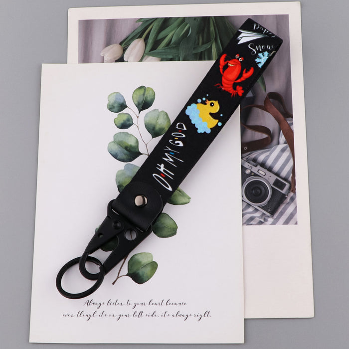 Wholesale Zinc Alloy Keychain Pendant With Eagle Beak And Clown Design Car Key Accessory Trendy Gift